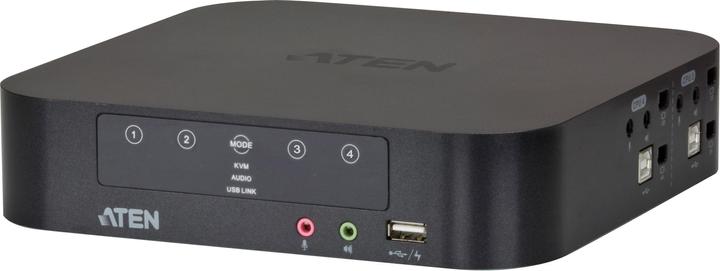 Produktbild Aten CS1944: Mini DP KVM Switch, 4 Port