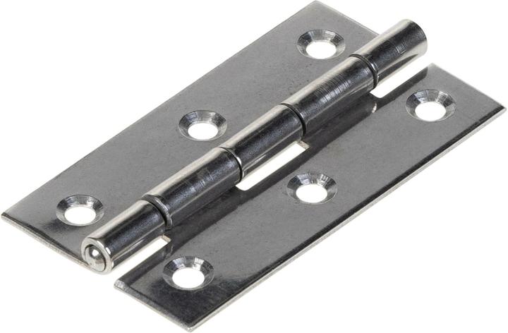 Produktbild Struct Scharnier schmal, V2A, 60 x 34 mm, Gewindetyp