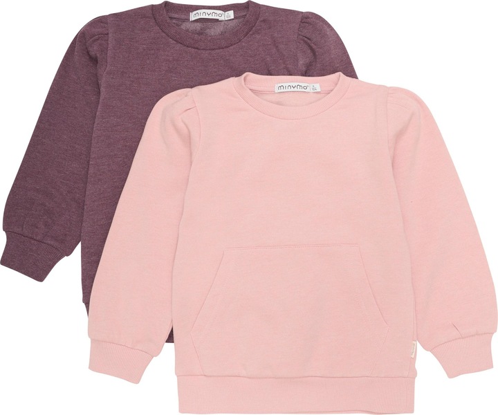 Immagine prodotto Minymo Set di 2 camicie a maniche lunghe Misty Rose taglia 110 (110)