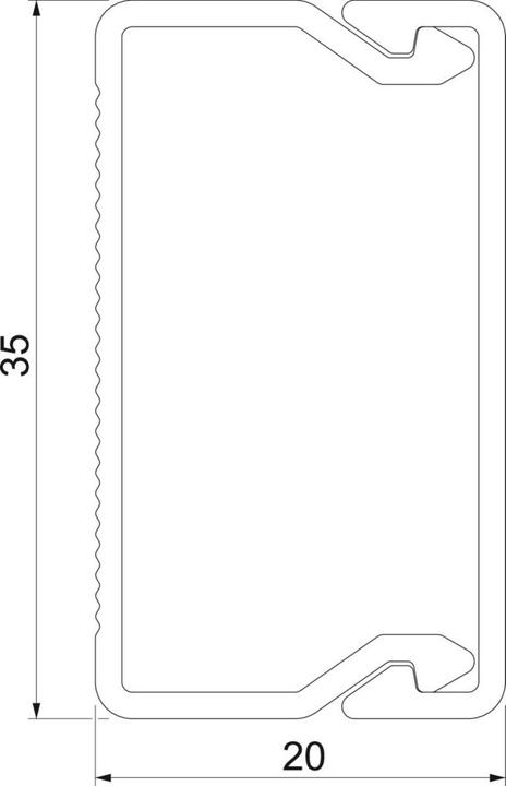Produktbild OBO Bettermann Deckenkanal (Kabelkanal, 200 cm)