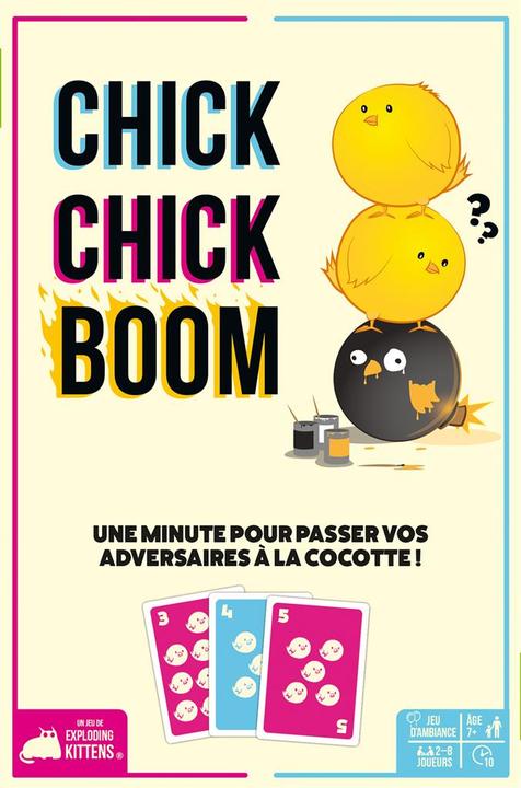 Produktbild Exploding Kittens Chick Chick Boom (Französisch, 2 - 4 Spieler)
