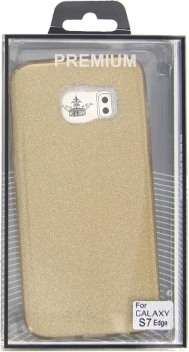 Actual product image OEM TPU Case Glitter Samsung Galaxy S7 Edge gold (Samsung Galaxy S7 Edge)