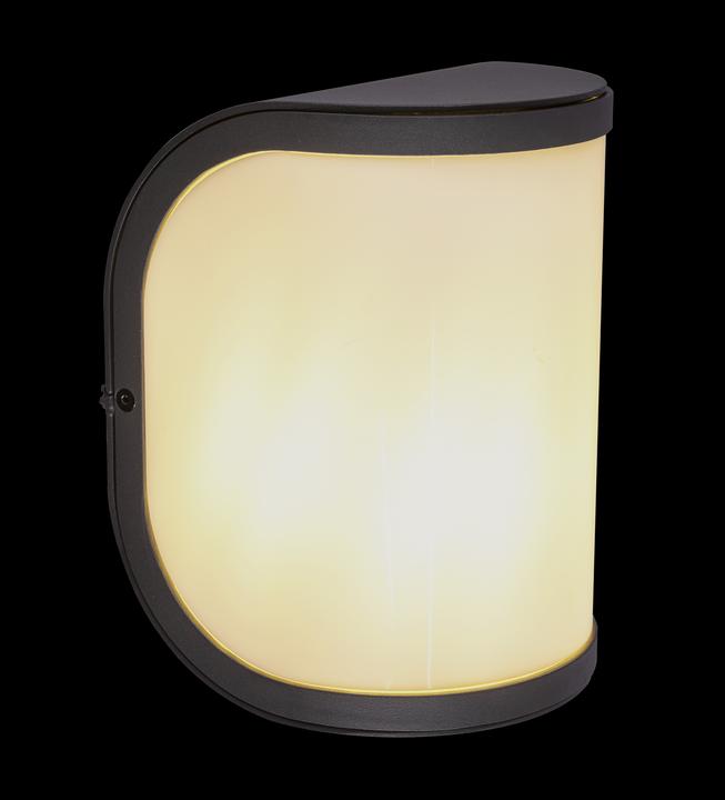 Actual product image Globo Outdoor lighting SEGGA, aluminium anthracite, plastic opal, 32128A (E27, IP44)