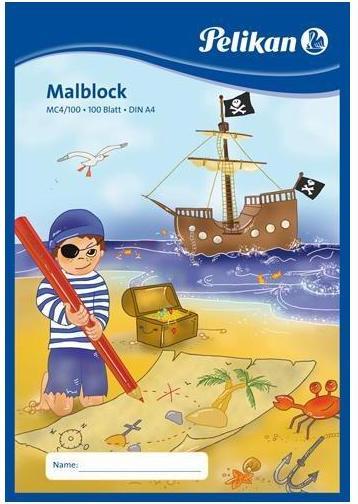 Actual product image Pelikan Coloring Blocks (A4, Plain, No binding)