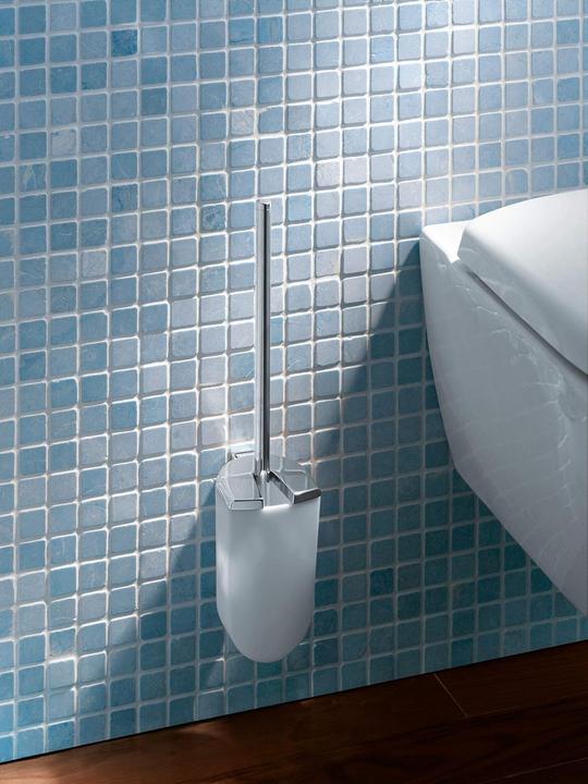 Image du produit Keuco Ensemble brosse WC Elegance blanc/chrome 11664 010100