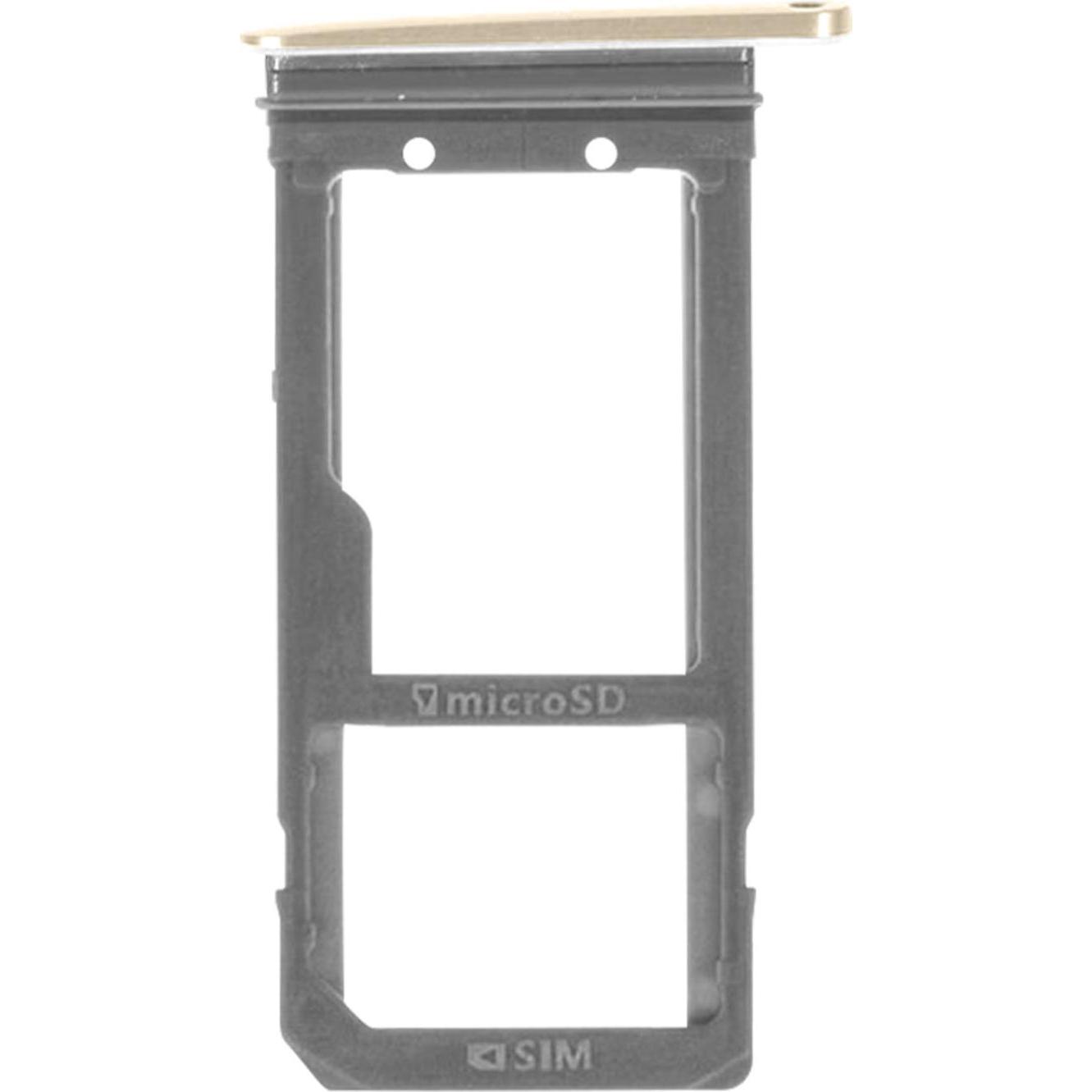 Clappio Ersatz Sim-Halter Samsung Galaxy S7 (SIM-Halterung, Galaxy S7), Mobilgerät Ersatzteile, Gelb
