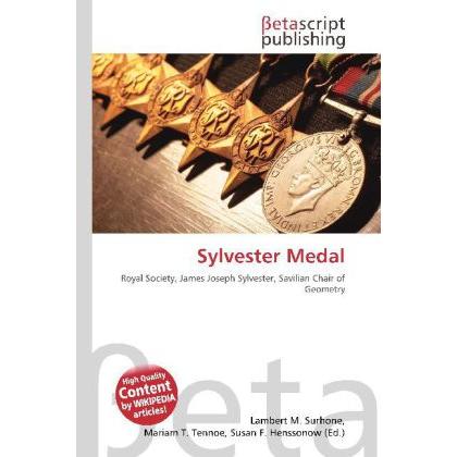 Sylvester Medal, Fachbücher