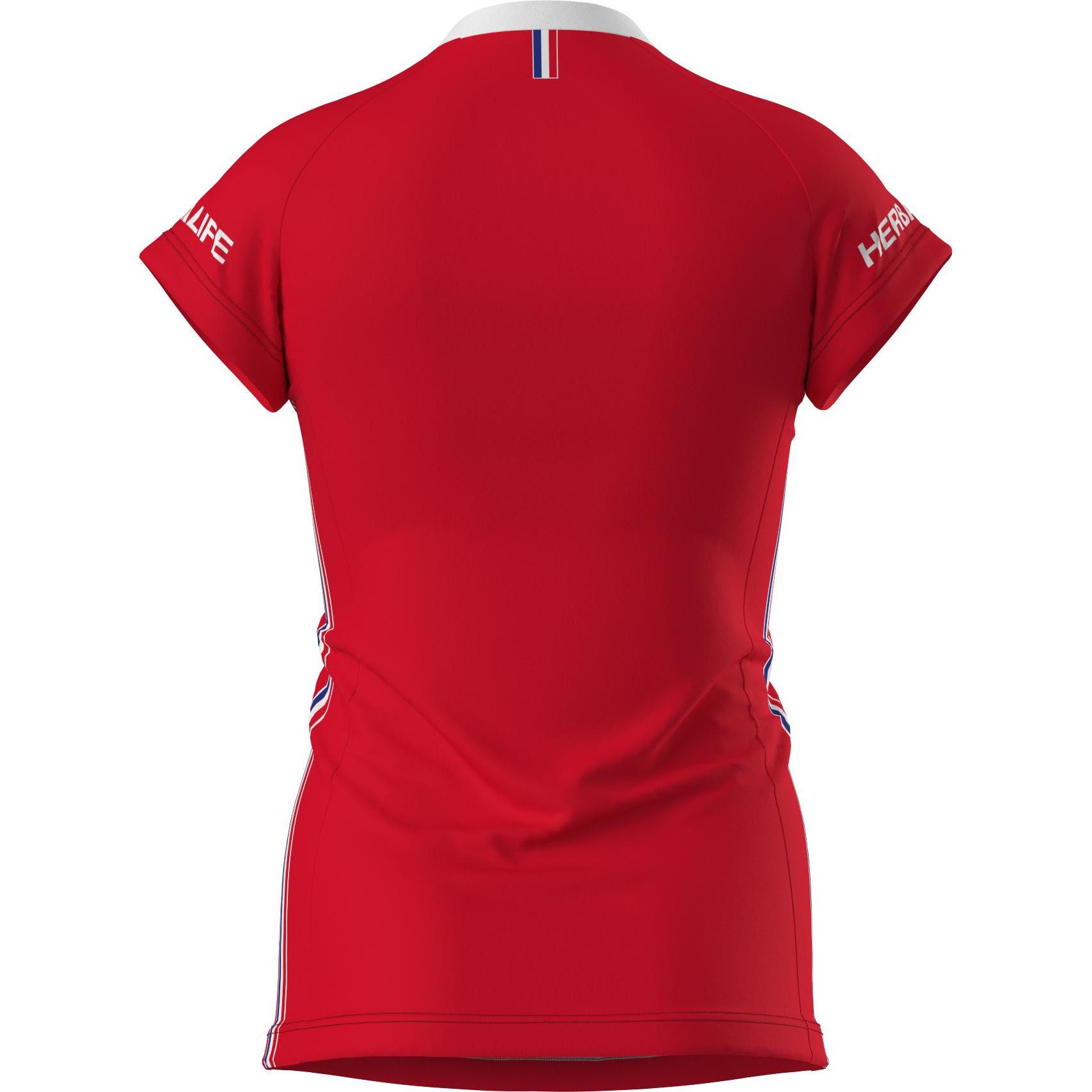 Thumbnail - Errea, Damen, Sportshirt, offizielles libero-damentrikot der französischen nationalmannschaft 2023/24 (XL), Rot, XL