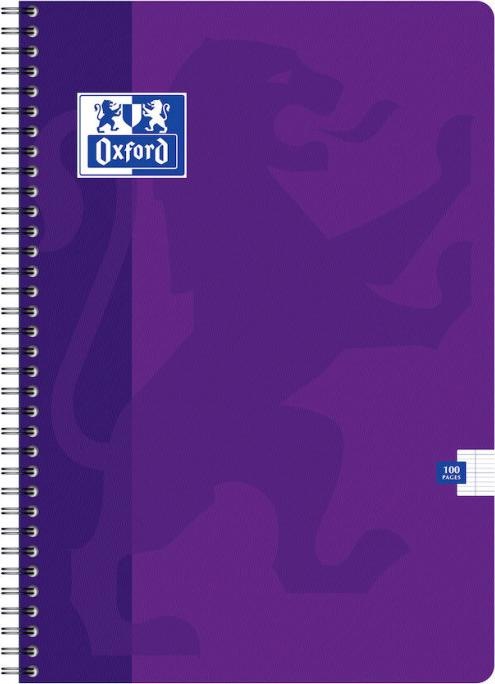 Actual product image Oxford Spiral notebook, DIN A4, SeyŠs, 50 sheets (A4)