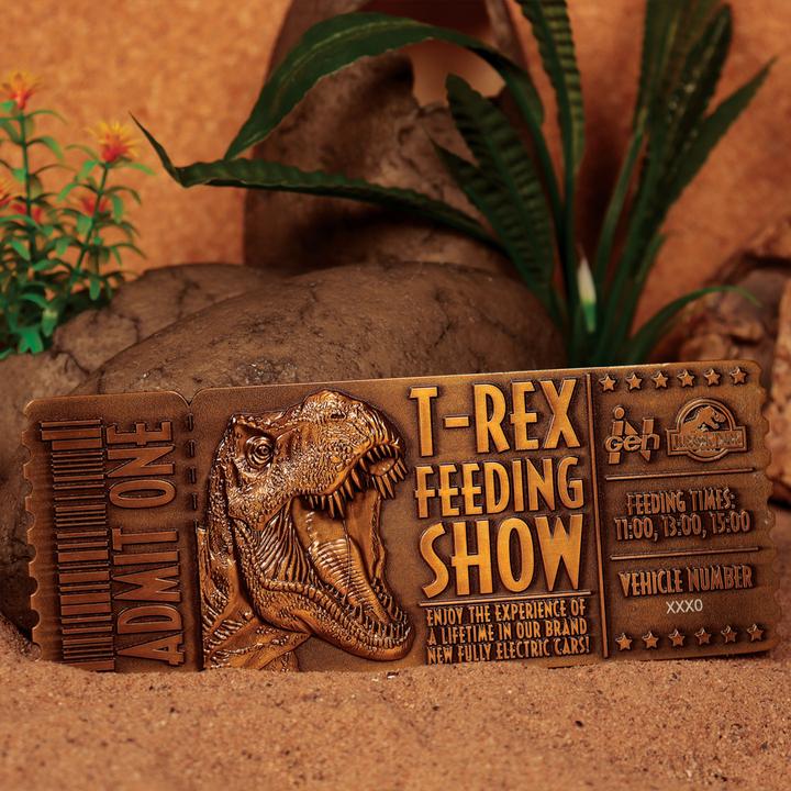 Image du produit Fanattik Réplique de Jurassic Park 1/1 Feeding Show Ticket