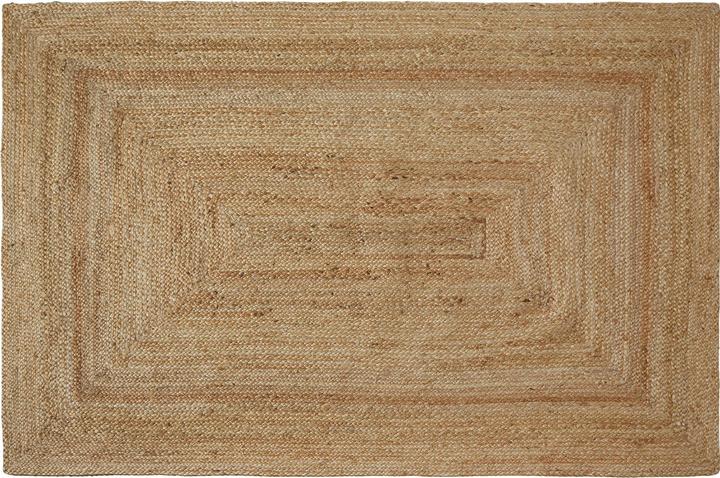 tectake Tapis tissé à la main Glim en jute, style boho (230 x 160 cm)