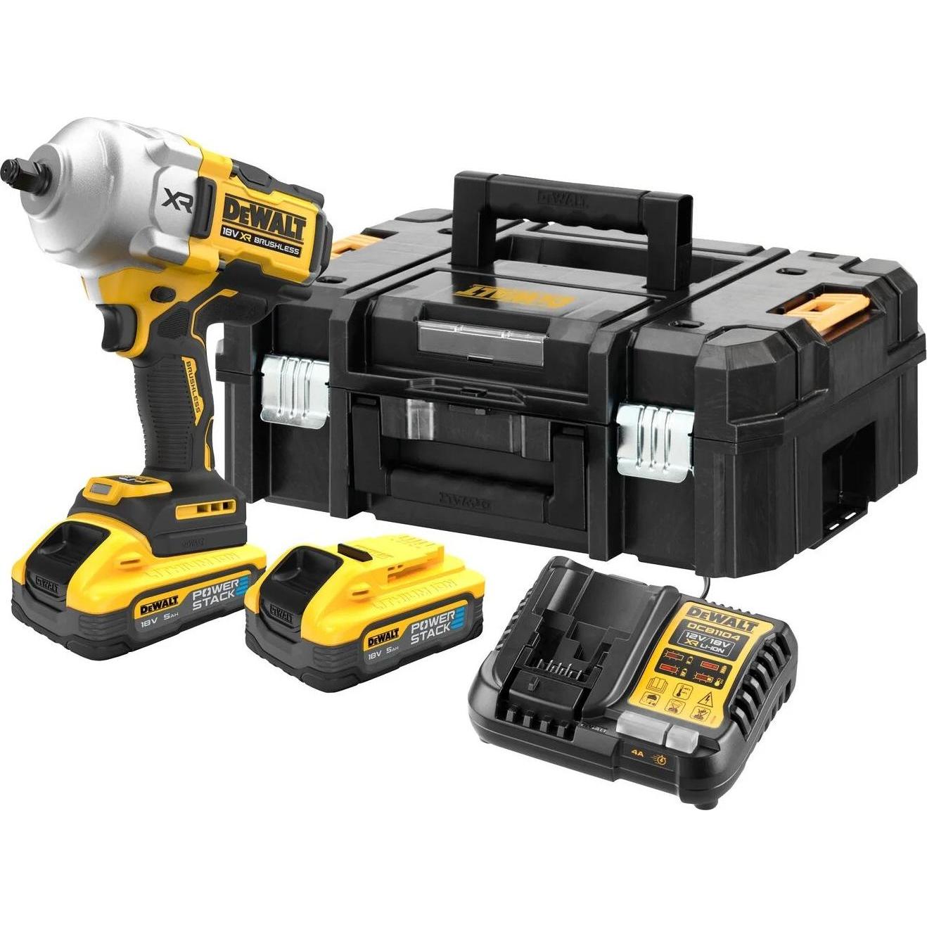DeWalt, Trapano + Avvitatore a batteria, Avvitatore a impulsi a batteria, 18 Volt / 5 Ah