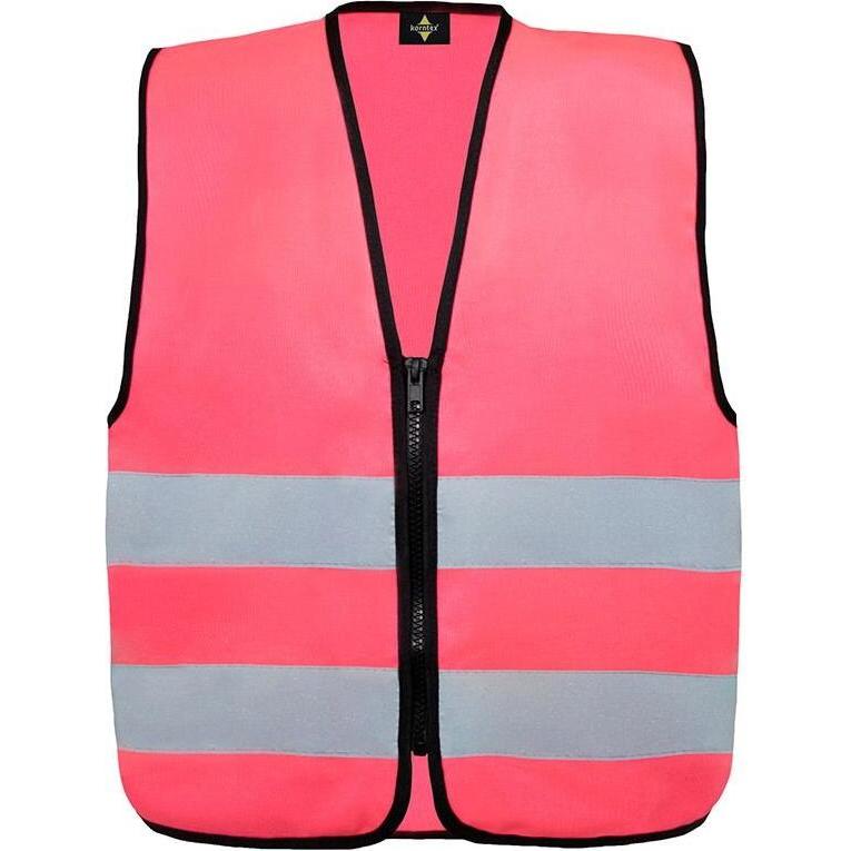 Korntex, Warnweste + Warnshirt, Kinderwarnweste mit Reissverschluss (XXS)