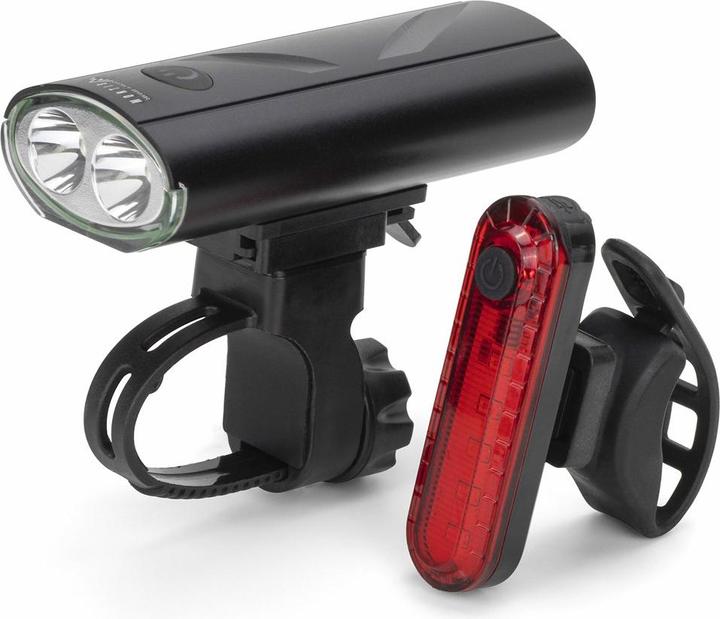 Montiss Zestaw akumulatorowych lampek rowerowych LED MT107 (270 lm, 270 lm)