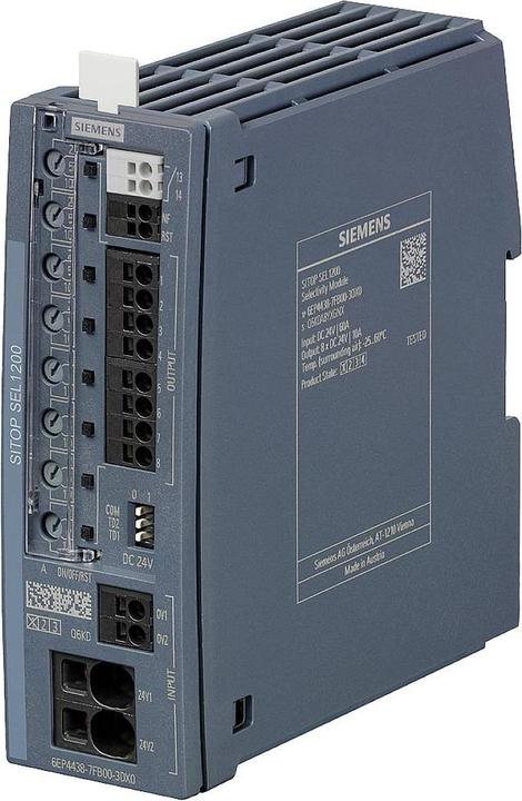 Image du produit Siemens 6EP4438-7FB00-3DX0 SITOP SEL1200 DC 24V/8x2... 10A Module de sélectivité