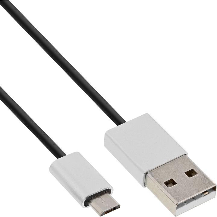 Image du produit InLine USB A - USB Micro-B (3 m, USB 2.0)