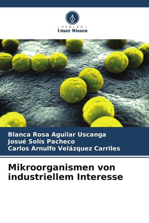 Produktbild Mikroorganismen von industriellem Interesse (Blanca Rosa Aguilar Uscanga, Carlos Arnulfo Velázquez Carriles, Josué Solís Pacheco, 2023)