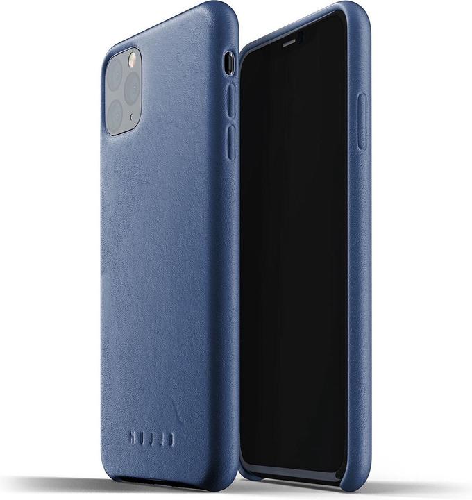 Produktbild Mujjo Full Leather Case for iPhone 11 Pro Max - Monaco Blue (Apple iPhone 11 Pro Max)