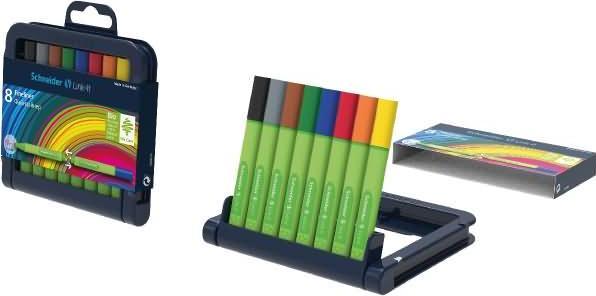 Produktbild Schneider Fineliner Link-It - Etui à 8 Stk. (Mehrfarbig, 8x)