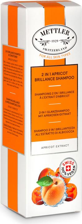 Produktbild Mettler1929 2-In-1 Glanzshampoo mit Aprikosen-Extrakt (200 ml, Flüssiges Shampoo)