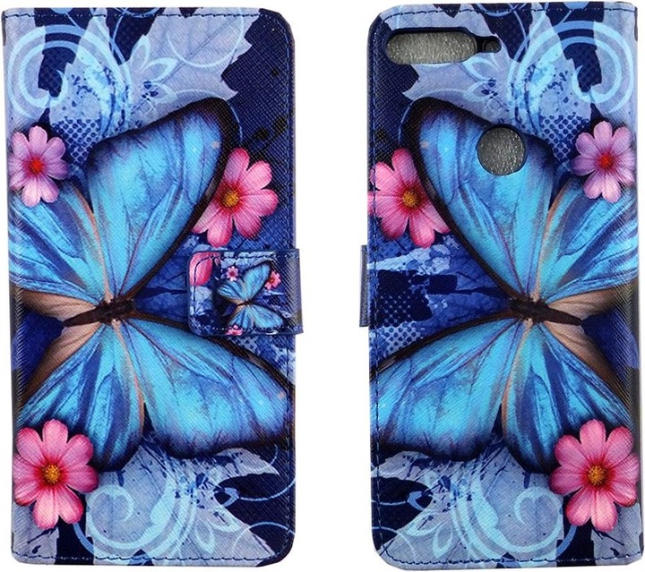 Actual product image König Design Case Mobile Protection for Huawei Honor 7C Case Cover Wallet Case Mobile Cover (Honor 7c)