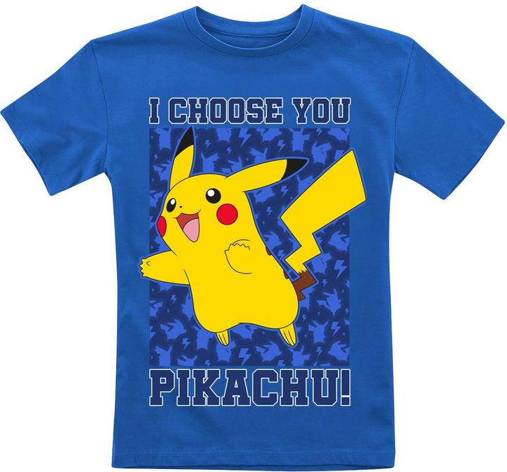 Heroes Inc Nintendo - T-shirt Enfant Bleu Pokémon Je te choisis - 12-13 ans (152)