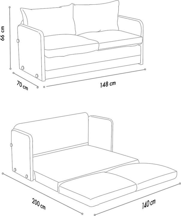 Produktbild Atelier del Sofa Sfaga (2-Sitzer)