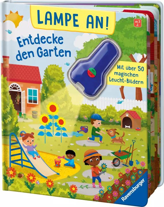 Produktbild Ravensburger Lampe an! Entdecke den Garten (Deutsch, Ines Foje, 2023)