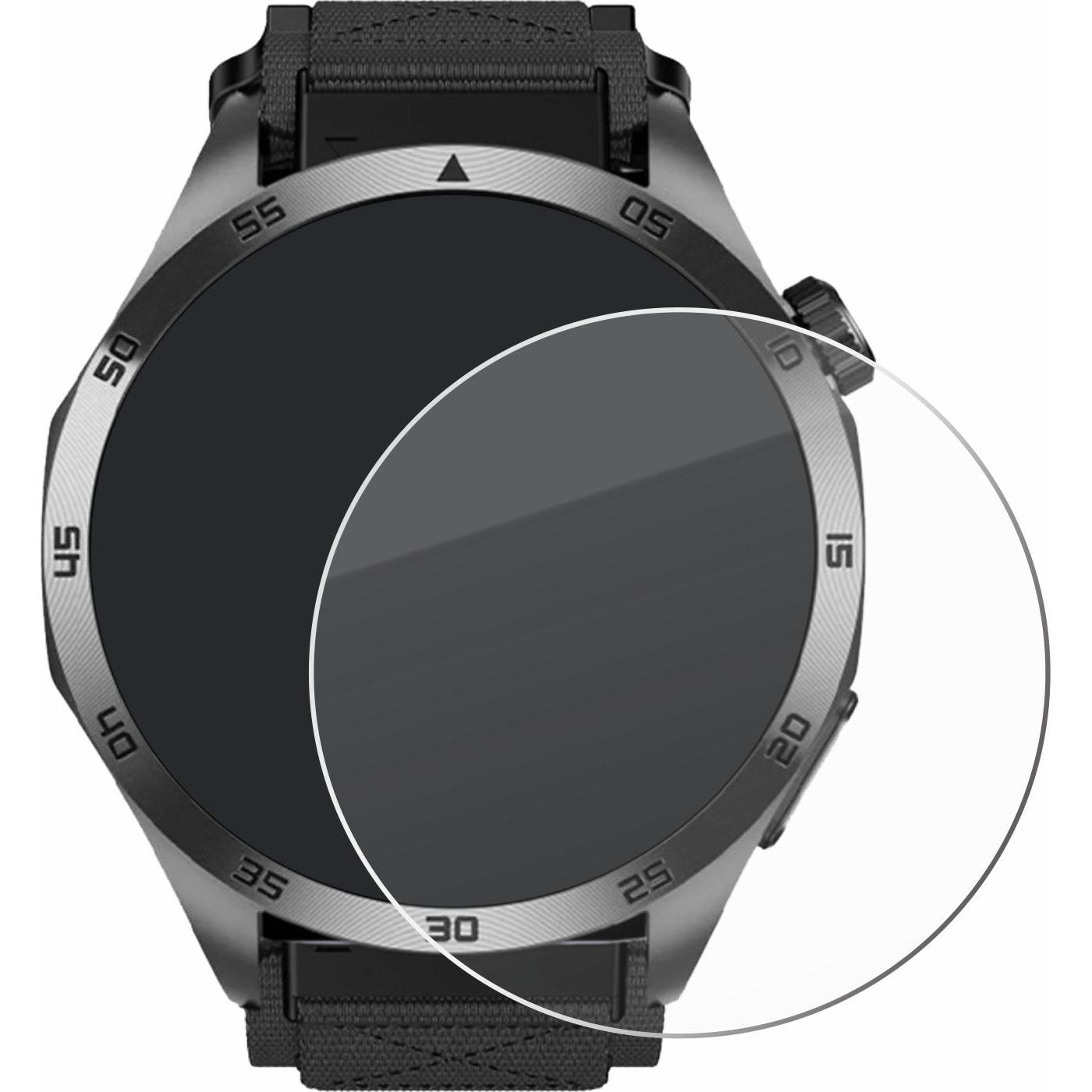 Thumbnail - Savvies Panzerglas Displayschutz 9H Schutzglas Glas Klar Transparent, Smartwatch Schutzfolie, Transparent