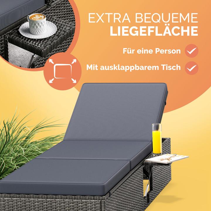 Image du produit Casaria Sonnenliege (200 cm)