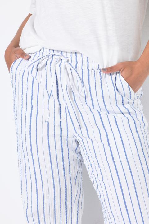 Produktbild Studio Untold Hose, Wide Legs, Krepp, Streifen (56)