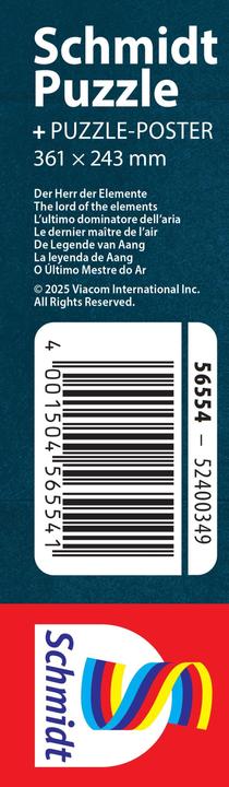 Immagine prodotto Schmidt Spiele Avatar, Der Herr der Elemente 100 Teile (100 pezzi)