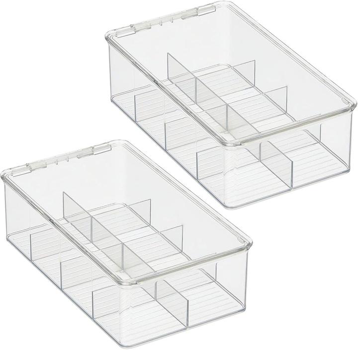 Produktbild MDesign Küchen-Organizer Teebox-Set (2 Stück, 8 Fächer)