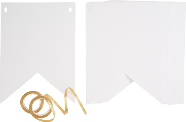 Produktbild VBS Wimpel, Weiss, 24 Stück (24 Stk.)