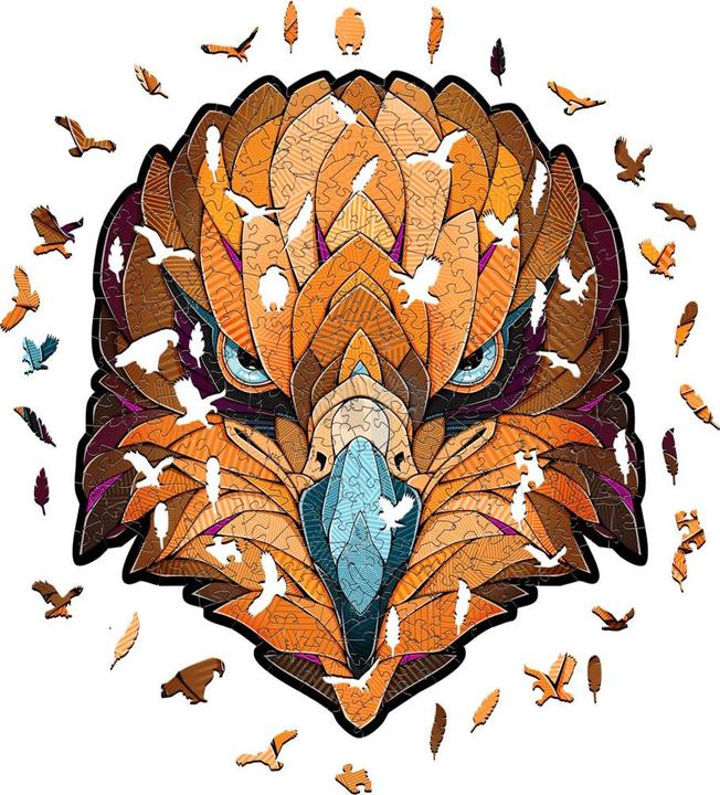 Immagine prodotto Eco Wood Art Puzzle in legno L - Aquila (in scatola di legno con 370 pezzi) (370 pezzi)