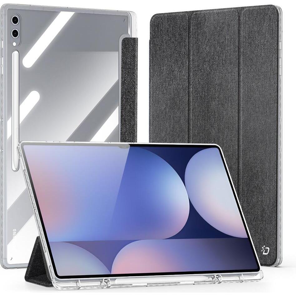 Dux Ducis Unid Schutzhülle (Galaxy Tab S9+, Galaxy Tab S9 FE+, Galaxy Tab S10+), Tablet Hülle, Schwarz