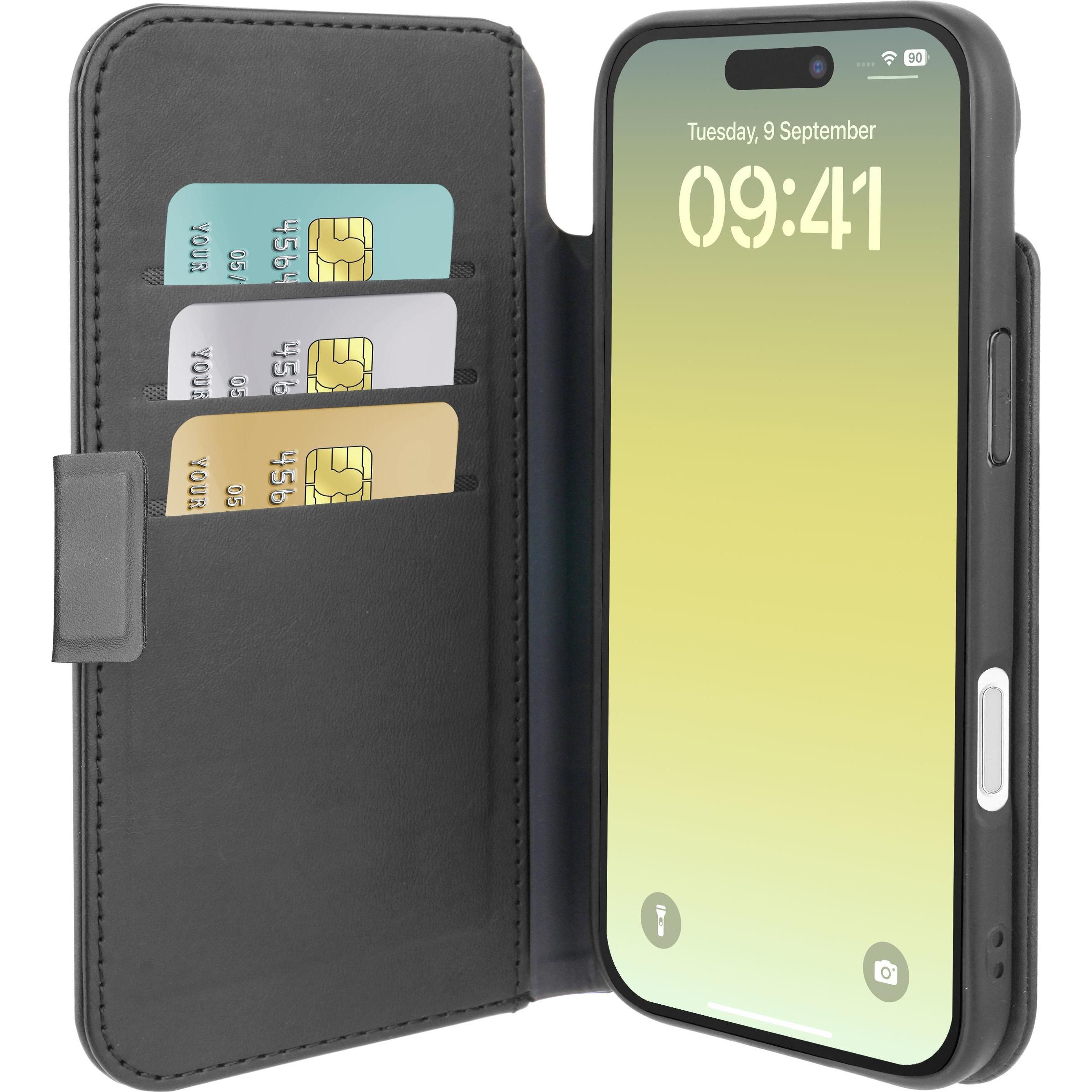 Cellularline Book Agenda 2 (Apple iPhone 17 Pro), Cover smartphone, Nero