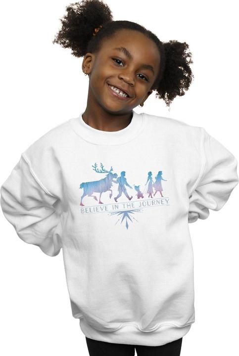 Produktbild Disney Frozen 2 Believe In The Journey Silhouette Sweatshirt Mädchen (152, 158)