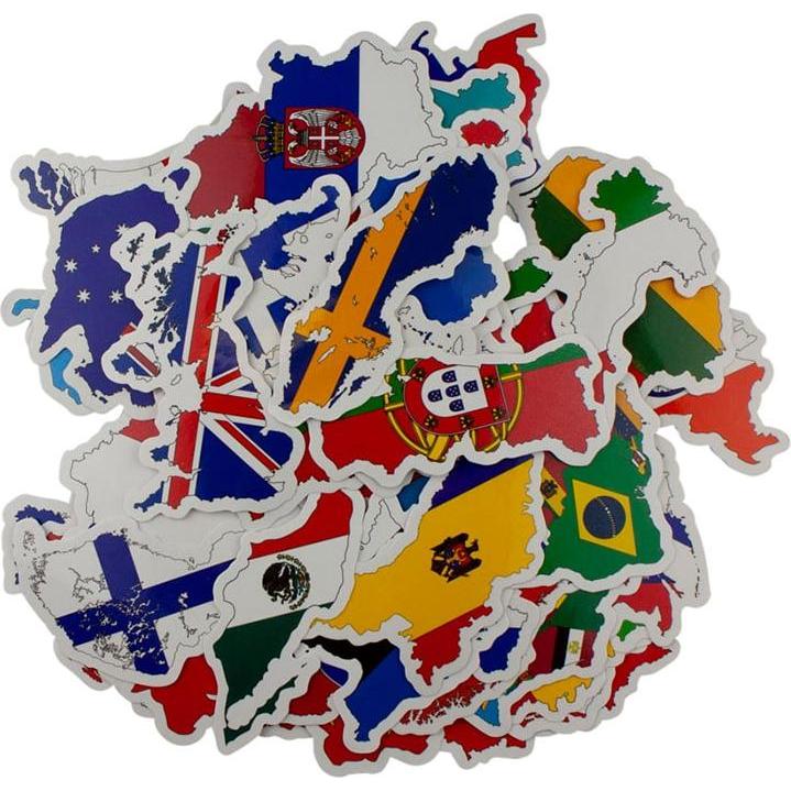 JTI, Sticker, Grosse Packung Aufkleber und Abziehbilder - Länder