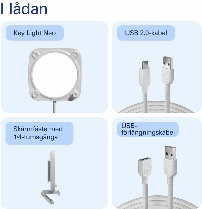 Actual product image Elgato Key Light Neo