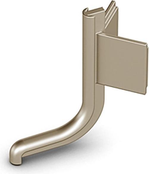 Produktbild Hettich Aussenecke Canis L Edelstahl Optik