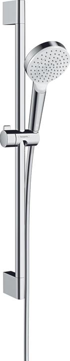 Produktbild hansgrohe Duschset 1 Strahl mit Brausestange 65cm - Weiss/Chrom