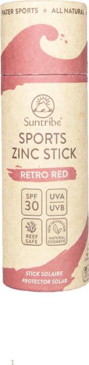 Immagine prodotto Suntribe Bio-Sonnenstift Retro Red (Crema solare viso, Stick solare, SPF 30, 33 ml, 1 g)