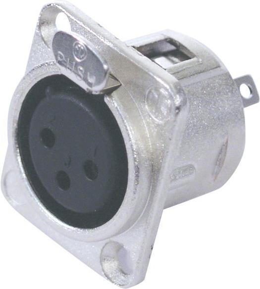 Image du produit Neutrik NC3-FDL-1, connecteur XLR encastrable 3 pôles