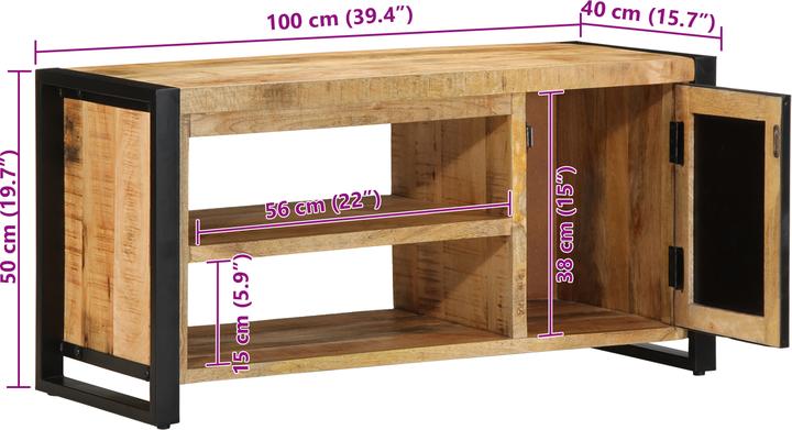Actual product image VidaXL Storage bench (40 cm)