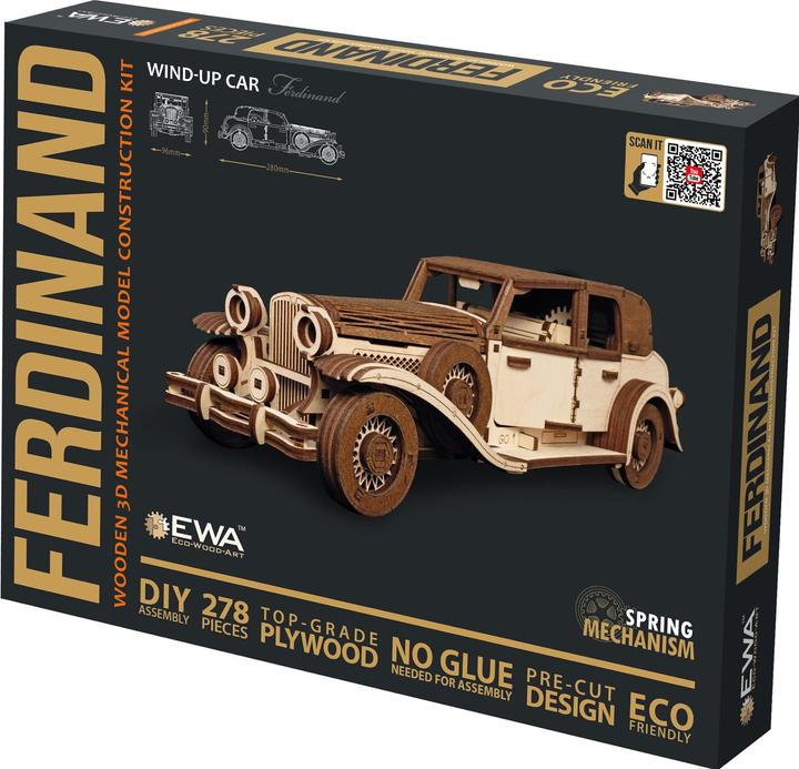 Produktbild Eco Wood Art Ferdinand Oldtimer - 3D Holzbausatz