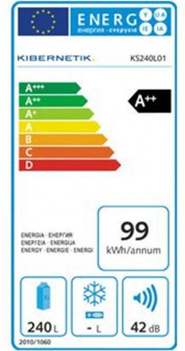 Energie-Label Kibernetik Ks240l01 (237 l)
