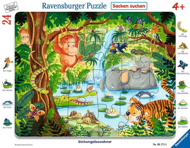 Image du produit Ravensburger Les habitants de la jungle (24 pièces)