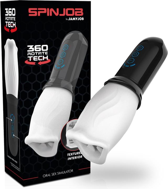 Actual product image Jamyjob Spinjob Oral Sex Stimulator