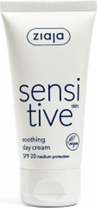 Actual product image Ziaja Soothing Day Cream Spf 20 Sensitive E 50 Ml (50 ml, Day cream, SPF 20)